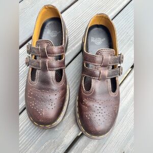 Doc Martin 8065 Ambassador brown Mary Jane shoes.